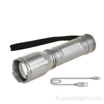 Vente chaude 5 modes en aluminium Bémère de route en aluminium USB USB rechargeable Ultra Bright Portable Camping Camping Torle LEMPLIQUE TORCH